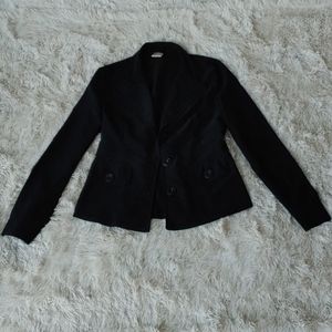 Black Buttoned Blazer